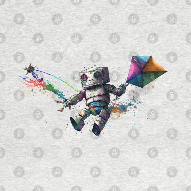 Robot Fling Kite by Urban Archeology Shop Gallery